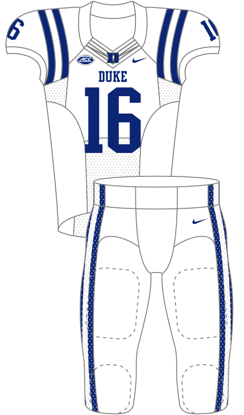 Duke 2016 White Uniform