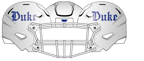 Duke 2023 White Gothic Helmet