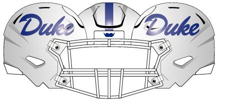 Duke 2024 White Script Helmet