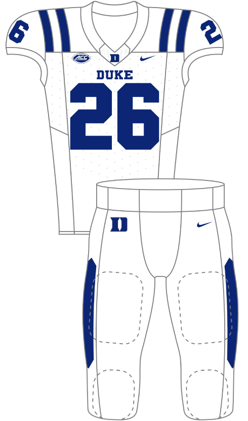 Duke 2026 White Uniform