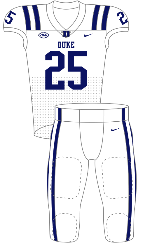 Duke 2025 White Uniform