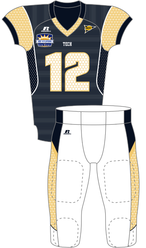 Georgia Tech 2012 Blue Jersey