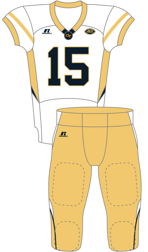 Georgia Tech 2015 White Uniform