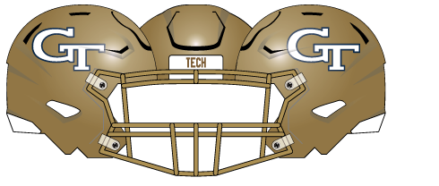 2025 Gold Shell Gold Mask White Logo Helmet