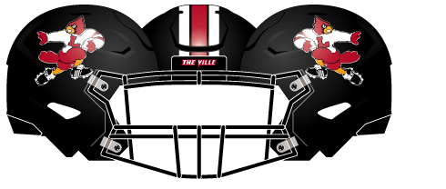 Louisville 2025 Black Helmet
