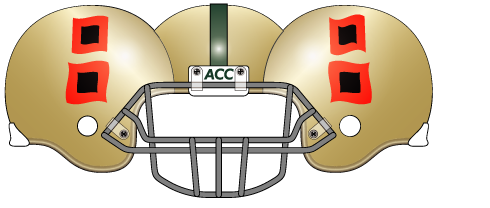Miami 2005 Gold Helmet
