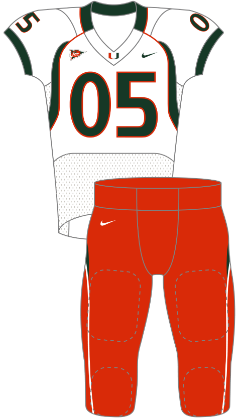 Miami 2005 White Uniform