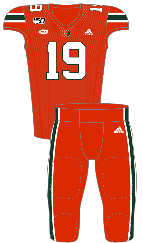 Miami 2019 Orange Uniform