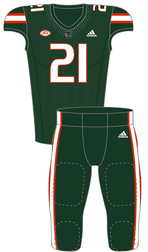 Miami 2021 Green Uniform