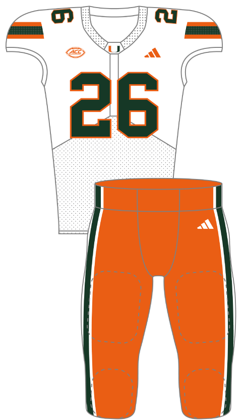 Miami 2026 White Uniform