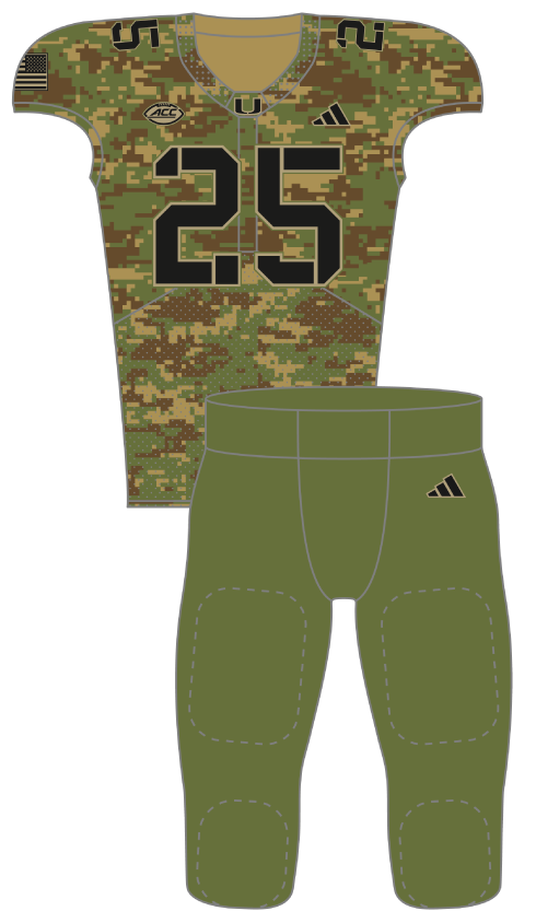 Miami 2025 Camo Uniform