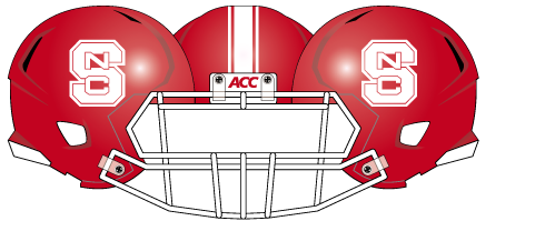 NC State 2011 Red Helmet