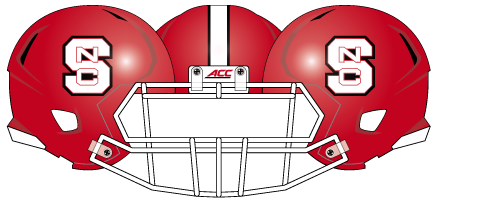 2013 NC State Red Helmet