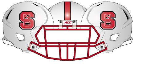 2013 NC State White Helmet