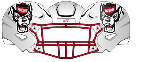 2021 NC State White Helmet