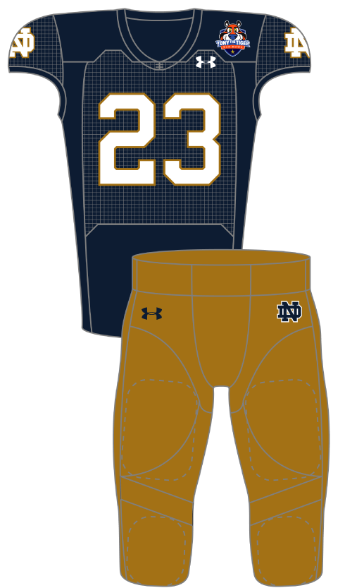 Notre Dame 2023 Blue