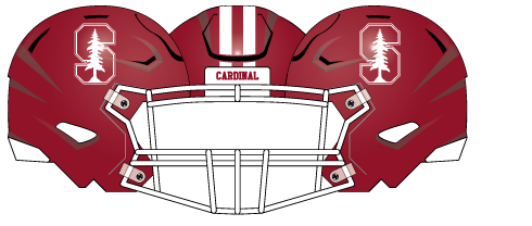 2017 Stanford Red Helmet