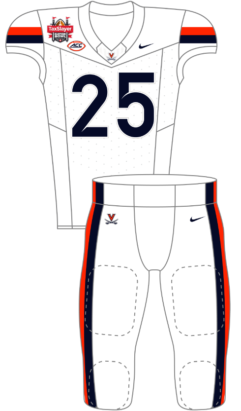 Virginia 2025 White Uniform