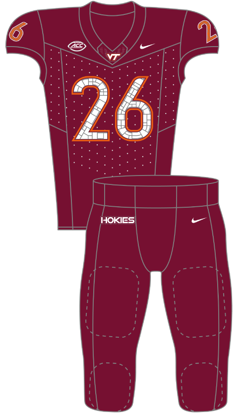 Virginia 2026 Maroon Uniform